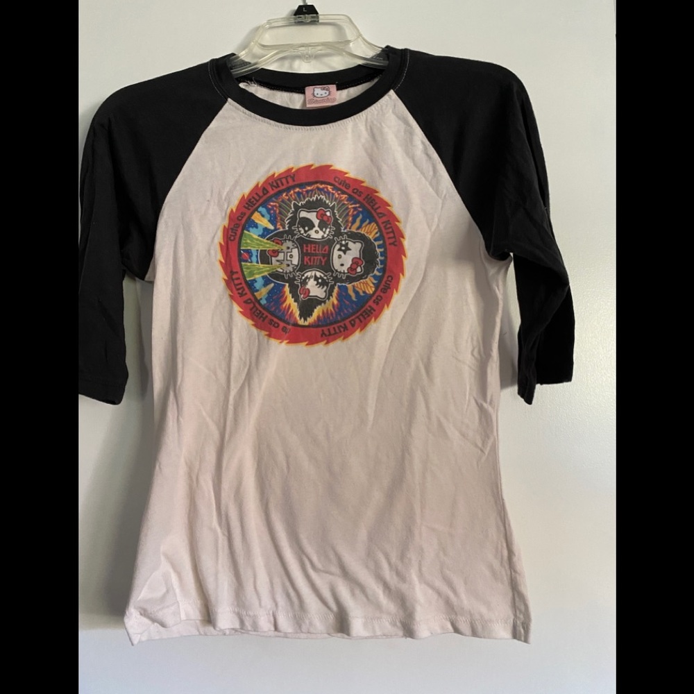 Hello Kitty and KISS 3/4th Sleeve Shirt